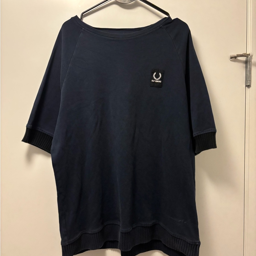 Fred Perry X Raf Simons Short Sleeve Ribbed cuff tee